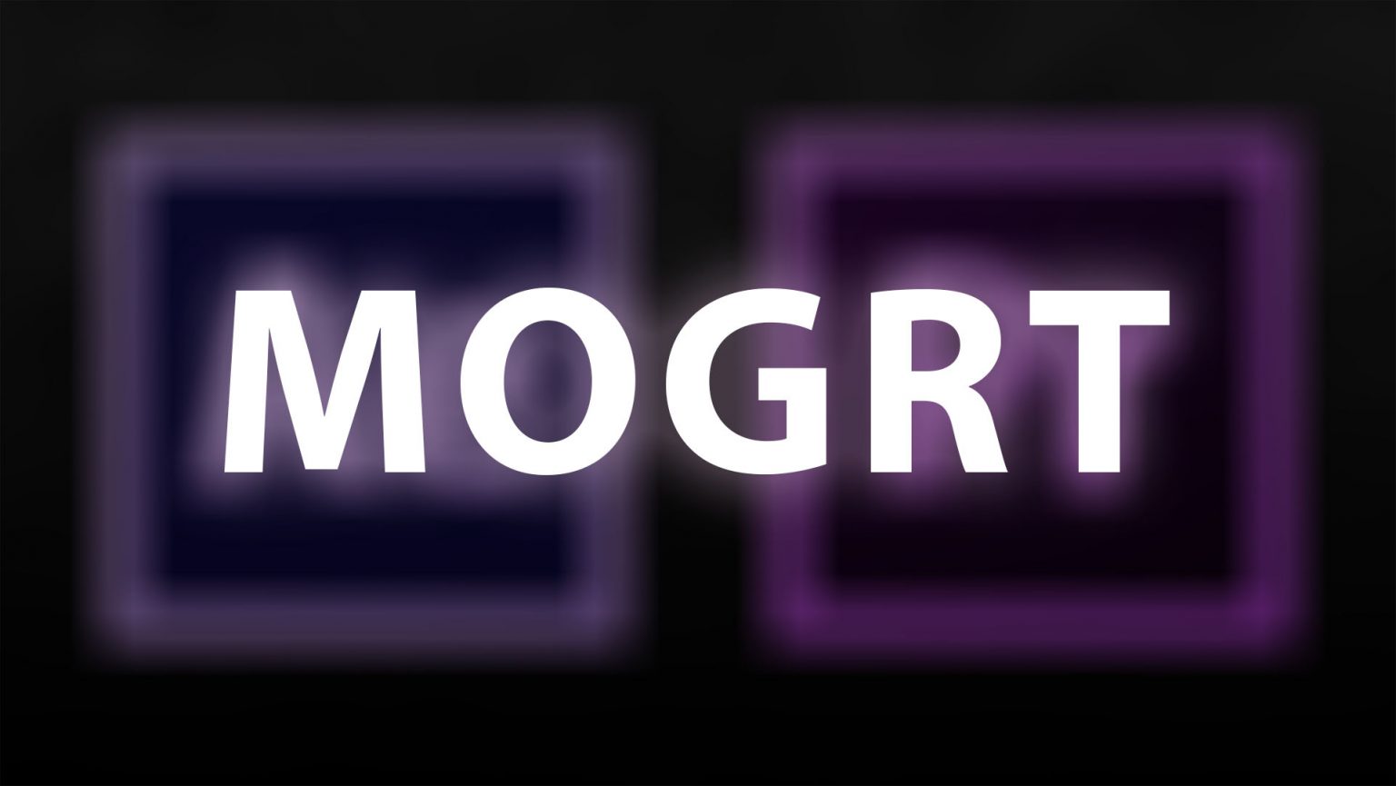 mogrt templates